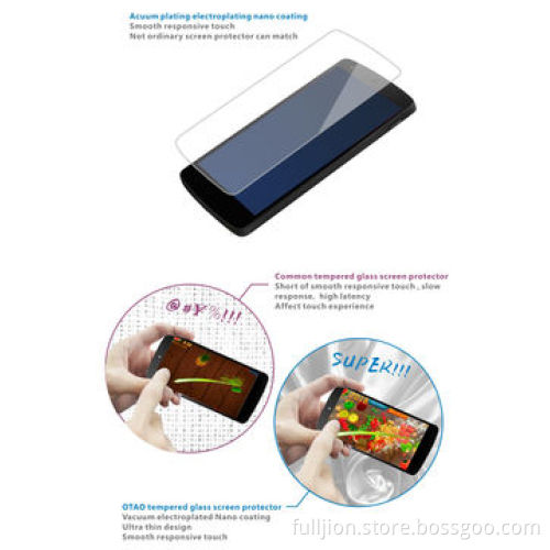 High quality OTSGALGNE5-3F-P 0.2mm 2.5D Curved Edge Round Angle Tempered Glass Screen Protector